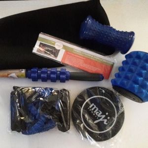Fitness & Muscle Recovery Bundle By Maji travel pack,yoga,pilates.
